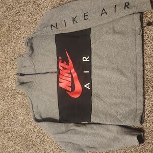 Sweatshirt zip up collar